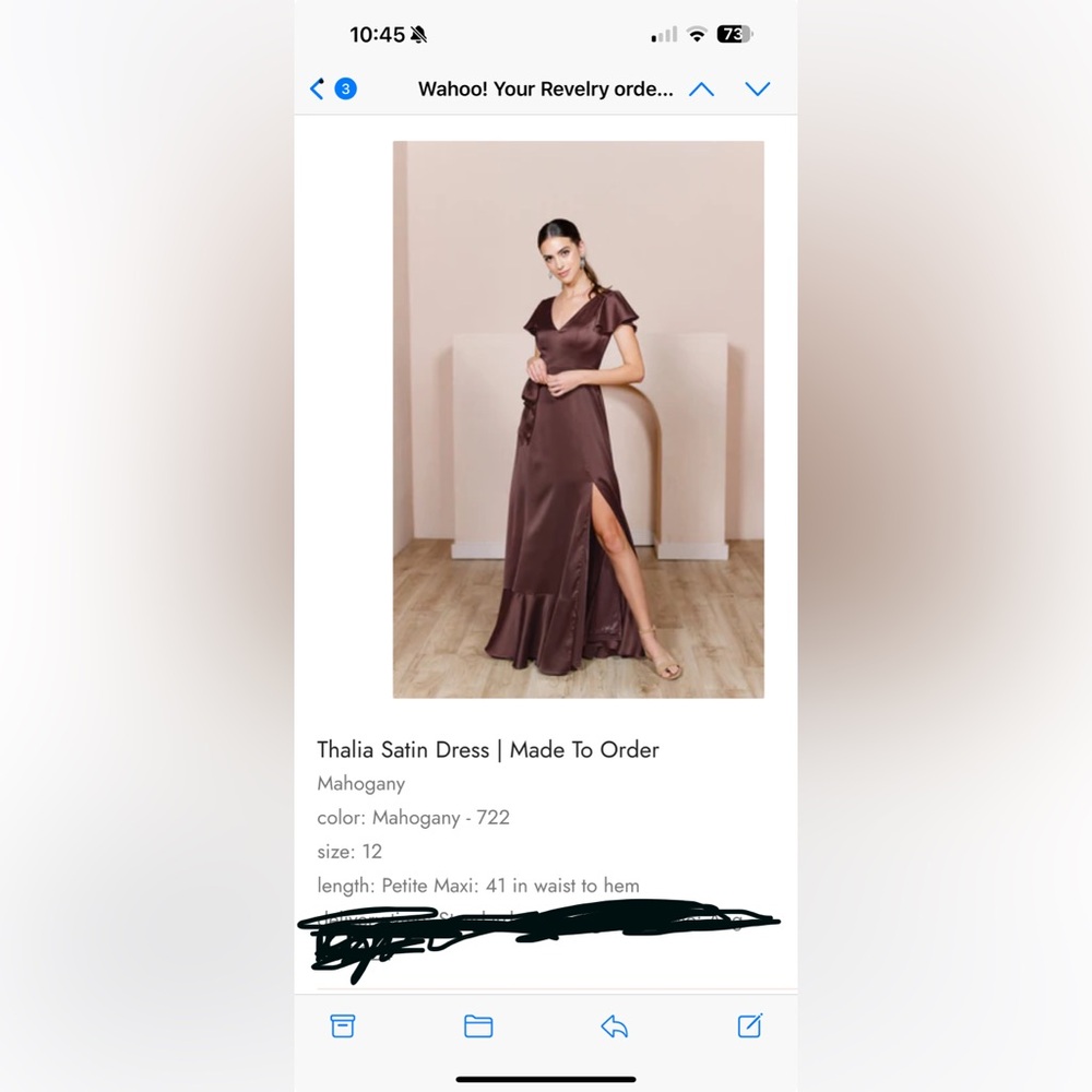 Bridesmaid dress